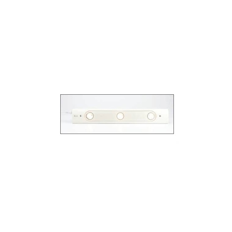 reglette led FLAT LED 3 X 1 W blanc + inter long 45,5cm CALI CK3433403