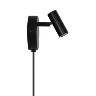 Omari Round | Applique murale | Noir
