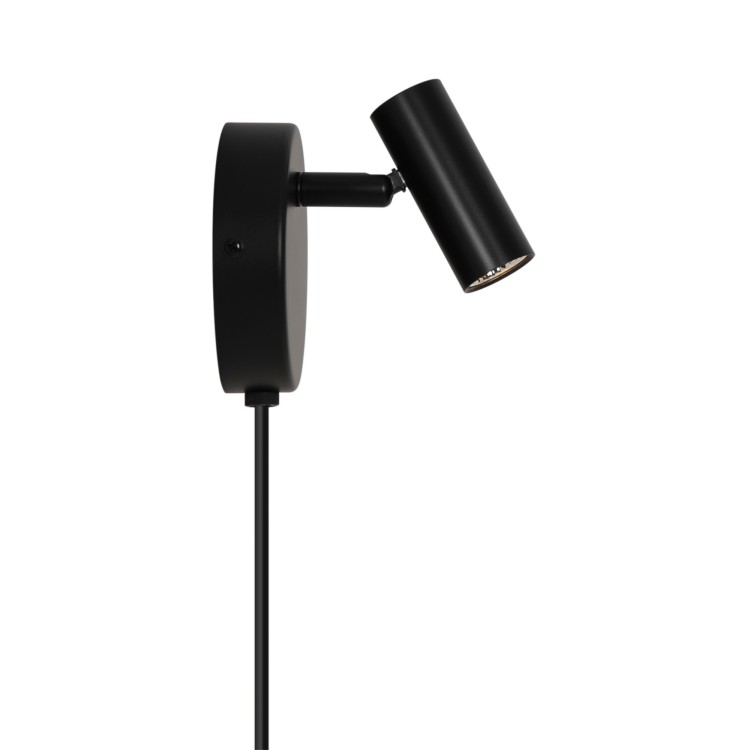 Omari Round | Applique murale | Noir