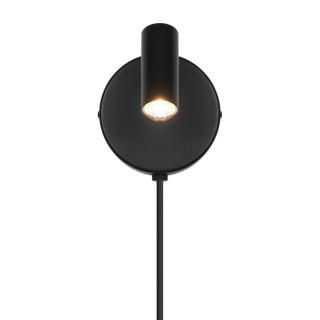 Omari Round | Applique murale | Noir