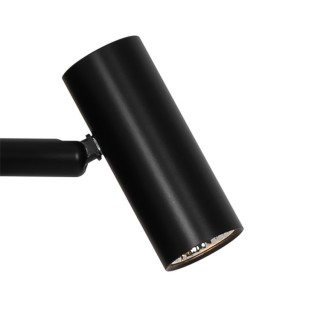 Omari Round | Applique murale | Noir