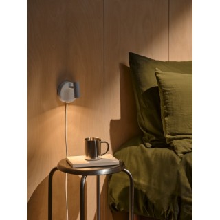 Omari Round | Applique murale | Blanc