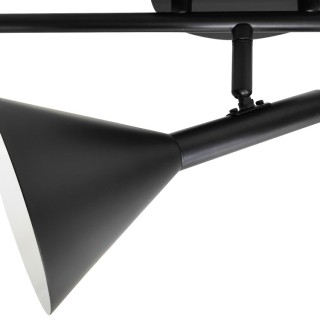 Kelvis 3-Spot | Plafonnier | Noir