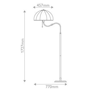 Lampadaire Crosby 1 lumière - Elstead Lighting France