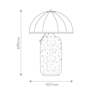 Crosby Lampe à poser 1 Lumière