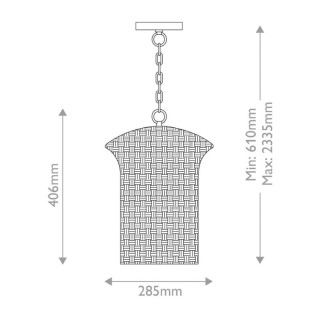 Suspension Kai Small - Elstead Lighting France