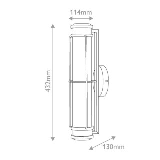 Applique Murale LED Small Saylor - Elstead Lighting