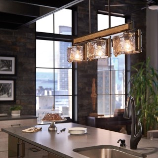 Lustre Ilot 3 lumières Elstead Lighting