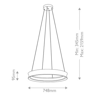 Suspension LED Medium - Elstead Lighting France