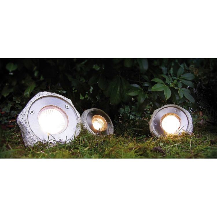 Set de 3 spot Caillou LED Extérieur Easy Connect 68020 - IP67