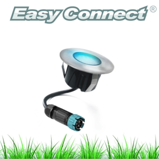 Balise spot LED bleue à encastrer 7.5cm 65431 Easy Connect