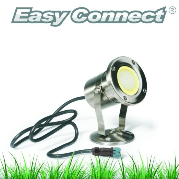 Projecteur spot basssin LED 4W sur socle et piquet 65818 Easy Connect