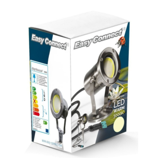 Projecteur spot basssin LED 4W sur socle et piquet 65818 Easy Connect