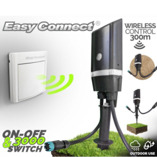 Domotique commande éclairage extérieur sans fil Easy Connect 67103