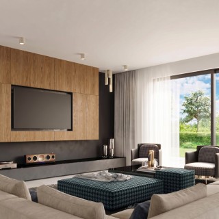 Plafonnier LAGOS 10 beige - Sollux