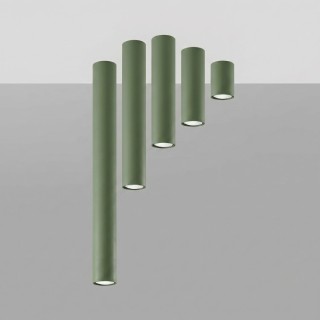 Plafonnier LAGOS 10 vert olive