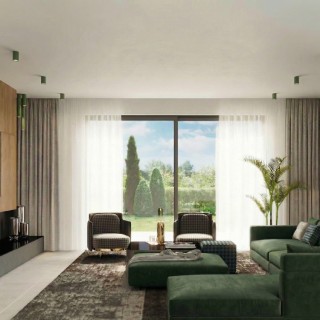 Plafonnier LAGOS 20 vert olive
