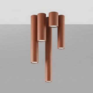 Plafonnier LAGOS 20 ocre rouge