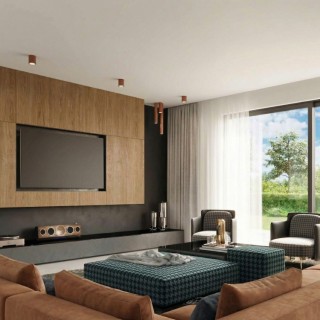 Plafonnier LAGOS 20 ocre rouge