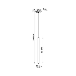 Suspension PASTELO 1 taupe