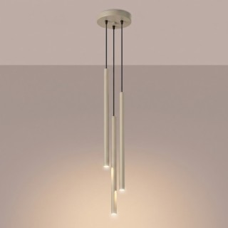 Suspension PASTELO 3P taupe - Sollux