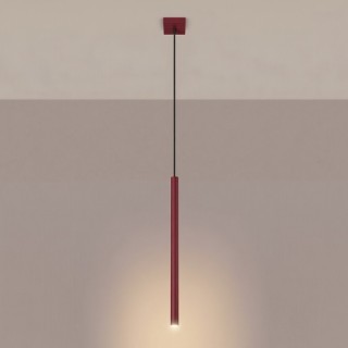 Suspension PASTELO 1 bordeaux