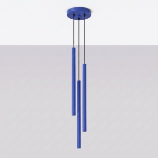 Suspension PASTELO 3P outremer - Sollux