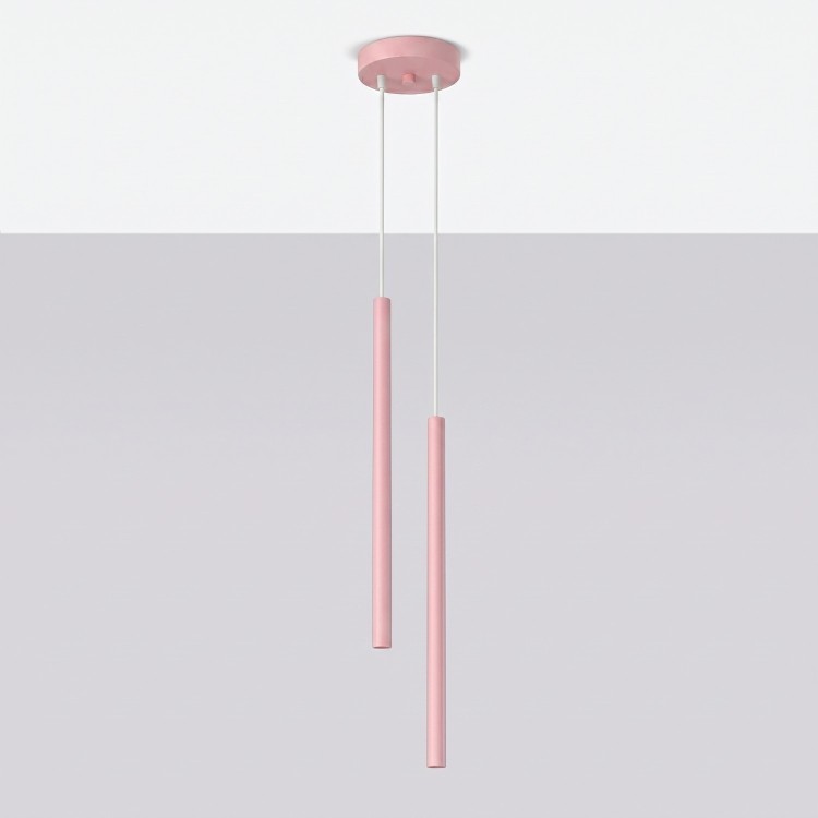 Suspension PASTELO 2 rose - Sollux