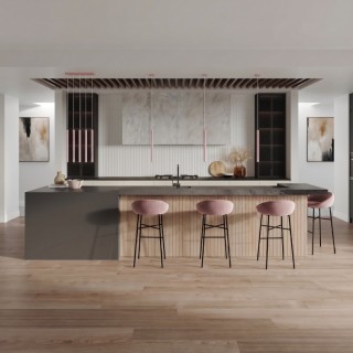 Suspension PASTELO 3P rose - Sollux
