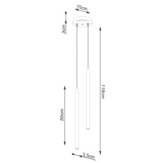 Suspension PASTELO 2 sage - Sollux