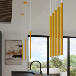 Suspension PASTELO 2 jaune - Sollux
