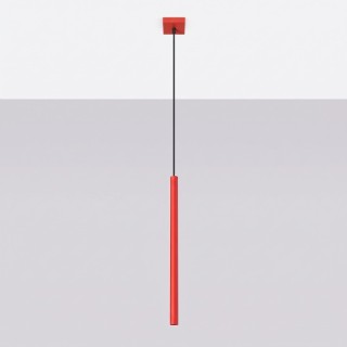 Suspension PASTELO 1 rouge - Sollux