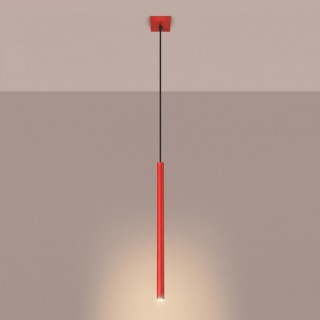 Suspension PASTELO 1 rouge - Sollux