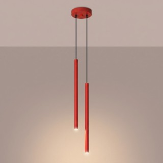 Suspension PASTELO 2 rouge - Sollux