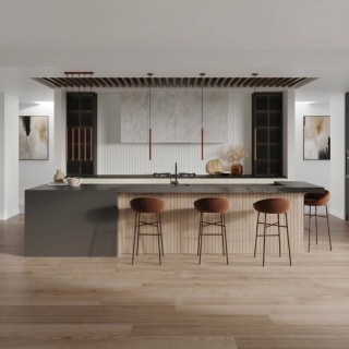 Suspension PASTELO 1 marron - Sollux