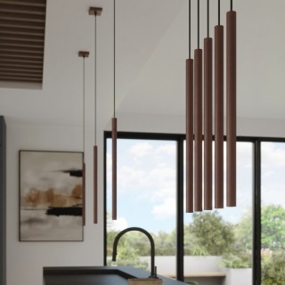 Suspension PASTELO 1 marron - Sollux