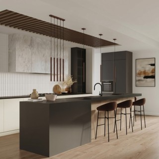 Suspension PASTELO 2 marron - Sollux