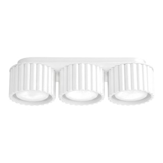 Plafonnier AURA 3 blanc Gx53 - Sollux