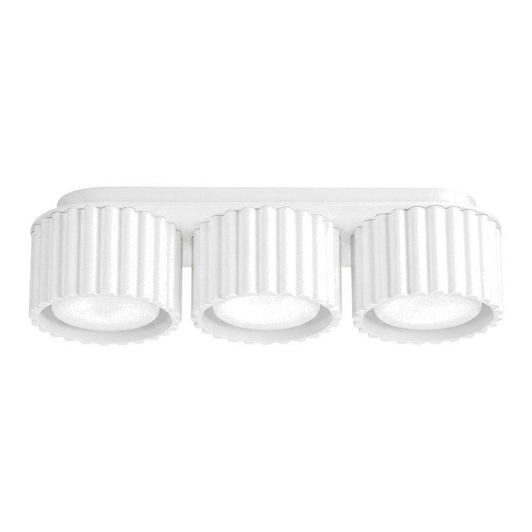 Plafonnier AURA 3 blanc Gx53 - Sollux