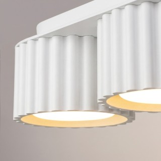 Plafonnier AURA 3 blanc Gx53 - Sollux