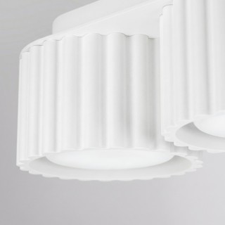 Plafonnier AURA 3 blanc Gx53 - Sollux