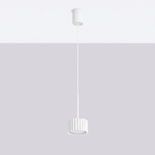 Suspension AURA 1 blanc Gx53 - Sollux