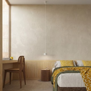 Suspension AURA 1 blanc Gx53 - Sollux