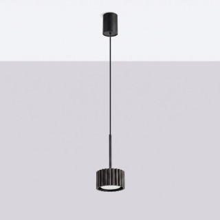Suspension AURA 1 noir Gx53