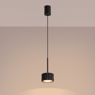 Suspension AURA 1 noir Gx53