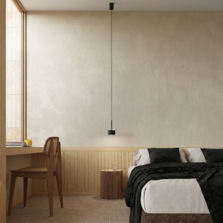 Suspension AURA 1 noir Gx53