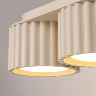 Plafonnier AURA 3 beige Sollux