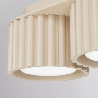 Plafonnier AURA 3 beige Sollux