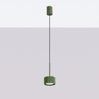Suspension AURA 1 vert olive - Sollux