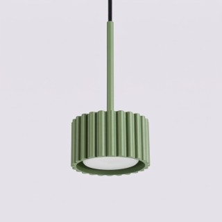 Suspension AURA 1 vert olive - Sollux